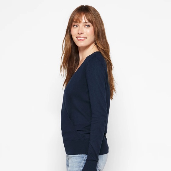 LETY & ME
Alesia Surplice Sweater - Picture 3 of 5